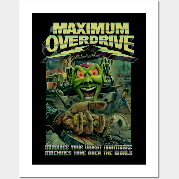 Maximum Overdrive, Classic Horror, (Version 2) Wall Art by The Dark Vestiary